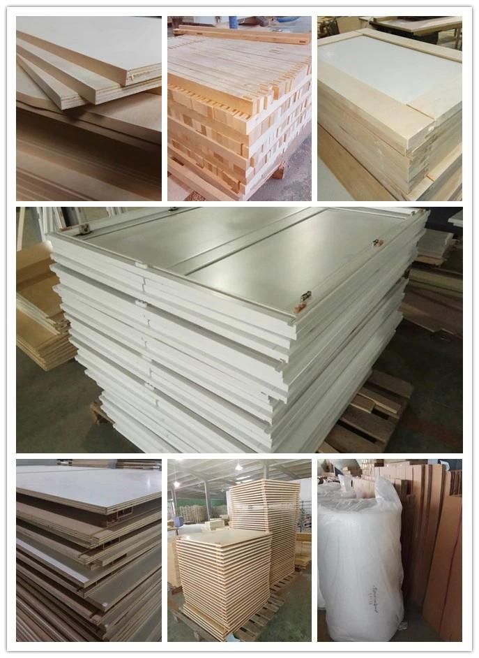 Factory Wholesale Ready to Assemble Solid Wood Modern Kitchen Cabinet