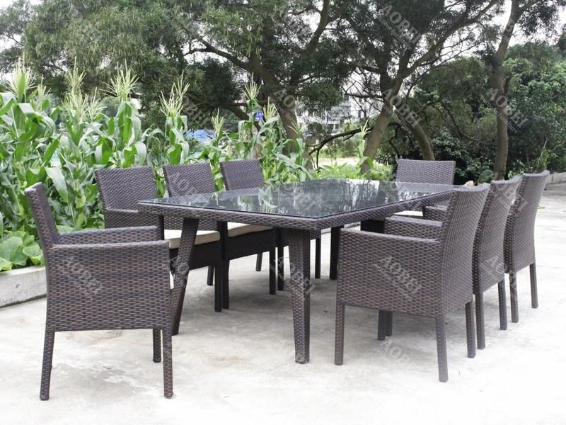 Modern Garden Restaurant Cafe Hotel Resort Villa Outdoor Patio Home Rattan Dining Chair Set Furniture