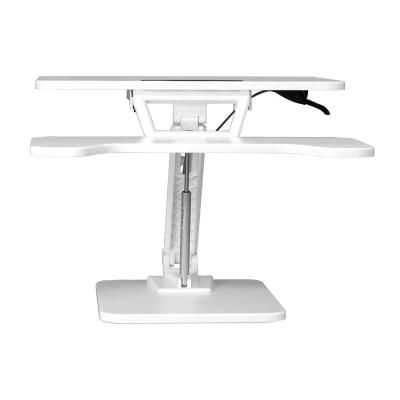 Adair White Light-But-Sturdy Portable Storable Standing Desk Converter