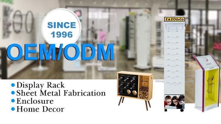 Modern 2-Sides Cosmetic Exhibition Makeup Display Rack