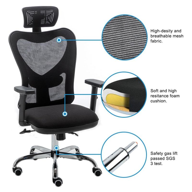 Home Office Furniture Chair Modern Ergonomic Executive Office Mesh Chair Swivel Chair for Home and Office