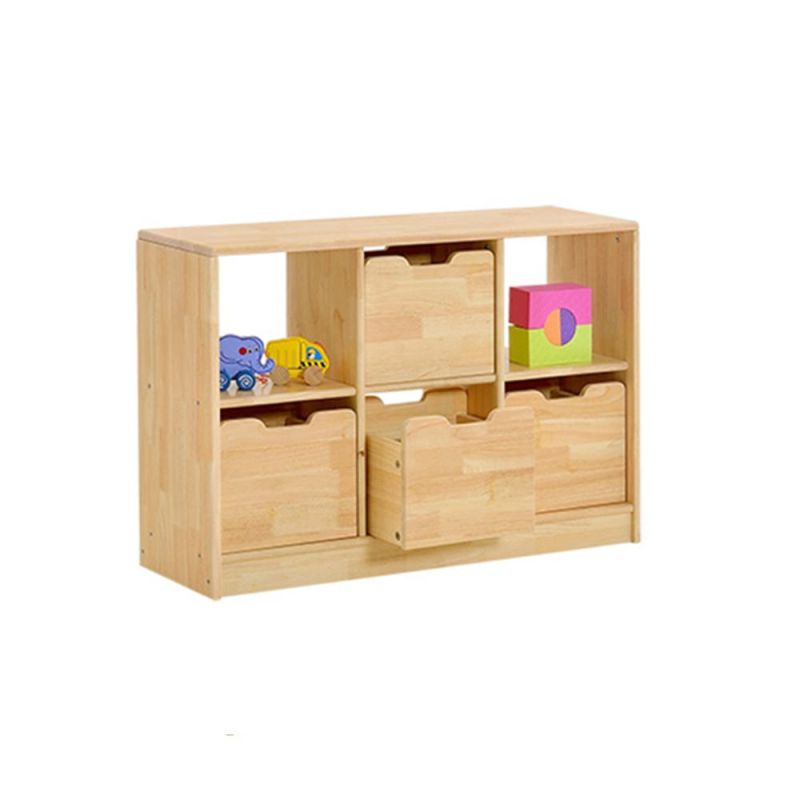 Playroom Furniture Toy Cabinet, Children Care Center Furniture, Kids Nursery Toy Storage Cabinet, Baby Cubby display and Storage Wooden Wardrobe Cabinet