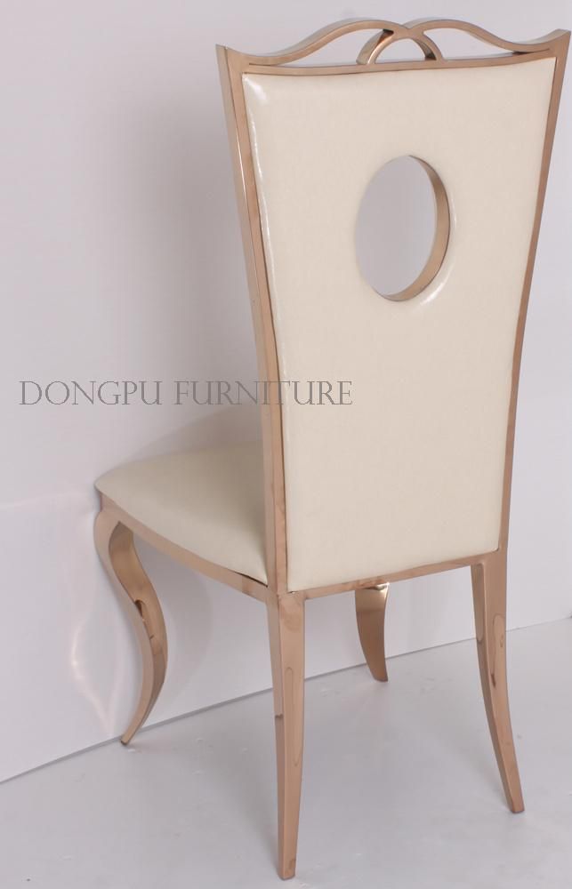 Wholesale Hot Seller Luxury Wedding Stainless Steel Banquet Chair