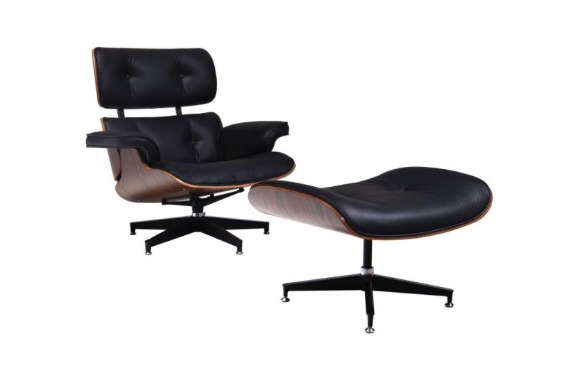 Hotel Modern European Style Chaise Lounge Chair with Ottoman Leisure Chair