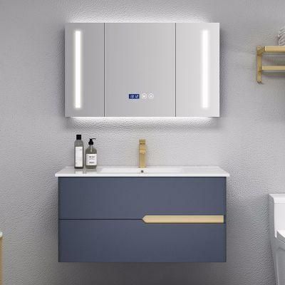 Modern Style Furniture Accessories Melamine Wall Mounted Bathroom Vanity Cabinet