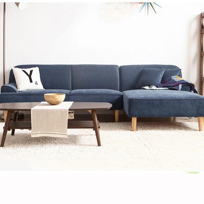 Modern L Shaped Sofa Living Room Chaise Lounge Sofa for Apartment / Flat