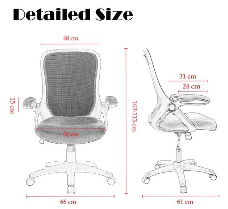 Relaxing Lift Task Mesh Chair for Business Offices