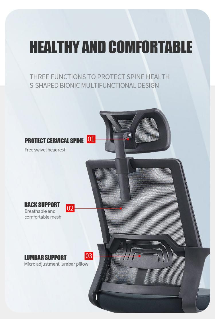 Wholesale Mesh Swivel with Armrest Cheap Price Ergonomic Computer Office Chair