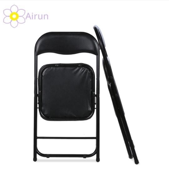 Office Staff Conference Computer Home Wave Back Hump Shape Back Folding Chair