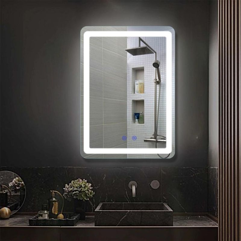 Illuminated Lighted Bathroom Wall Mount Mirror with Lights