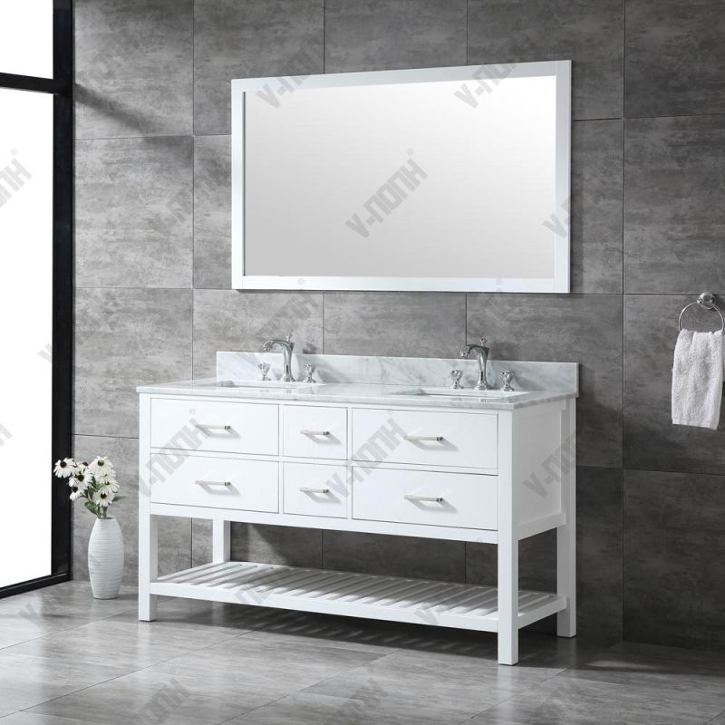 Modern Solid Wood Hotel Bathroom Furniture