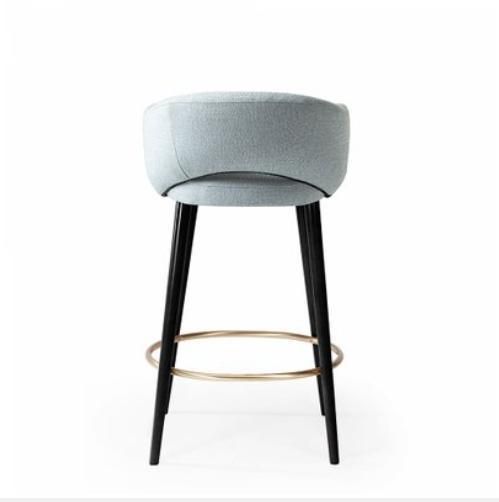 Hot Sell Modern Style Metal Dining Bar Chair ABS Plastic Barstools Chair Modern Style