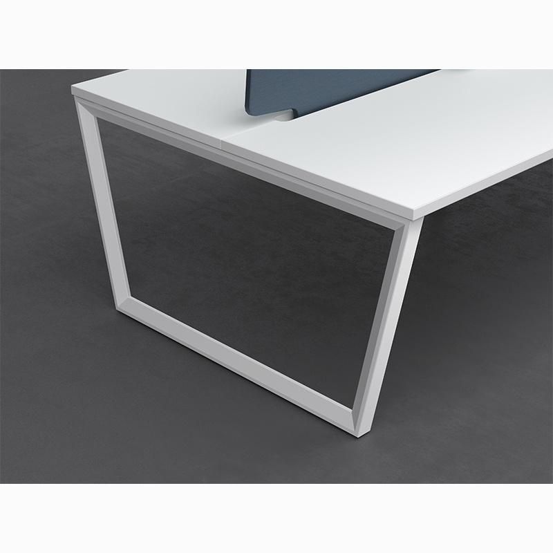 High Quality Modern Furniture White 2 Person Office Computer Desk