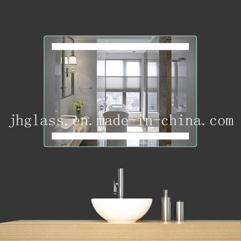 Illuminated Mirror Hotel Home Round Shape Wall Mounted Bathroom LED Lighted Makeup Mirror