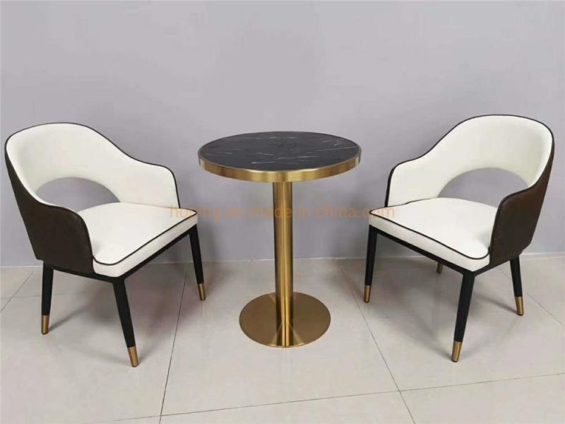 Dining Room Furniture Dining Table Set Dining Furniture Restaurant Furniture Low Price Wedding Furniture Stainless Steel Chair with Oval Back Dining Chairs