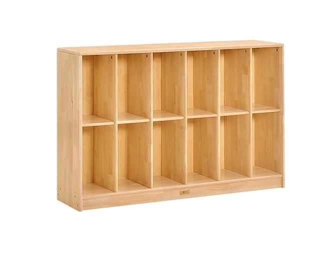 Kid′ S Storage Cabinet, Cubby Cabinet, Preschool Classroom Cabinet, Children Wooden Cabinet