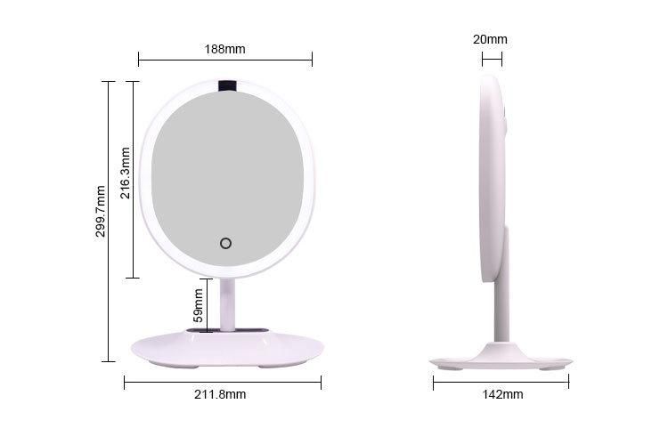 Hot Selling Lightweight Vanity Illuminated Makeup Mirror