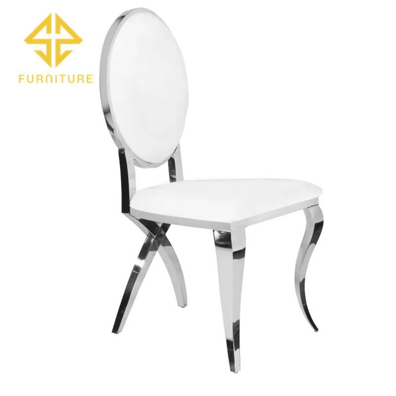 Modern Hotel Event Furniture Gold Stainless Steel Classic Wedding Dining Chair