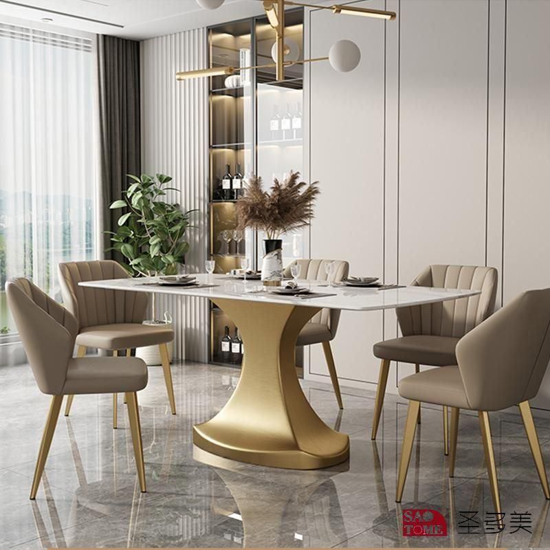 Italian Style Simple Popular Living Room Dining Room Furniture Net Dining Table