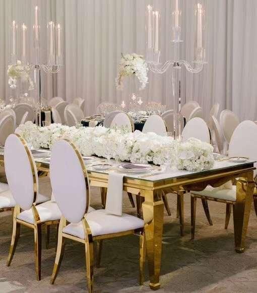 PVC Plastic Dining Table Cheap Banquet Furniture Round Wedding Table