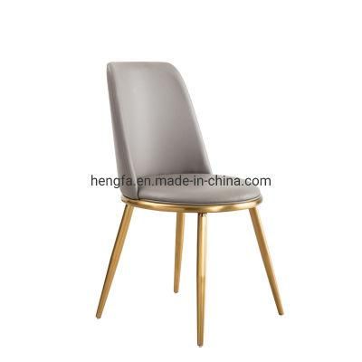 Nordic Home Furniture Set Modern with Gold Legs Dining Chairs