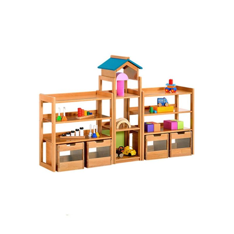 Modern Combination Cabinet for Kinderargen School Furniture Children Display Cabinet, Playroom Furniture Toy Cabinet, Daycare Furniture Kids Cabinet