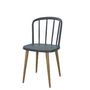 Modern Design Furniture PP Plastic Home Furniture Windsor Restaurant Chair Metal Leg Plastic Dining Chair