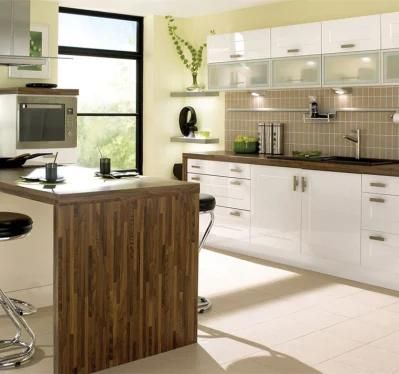 Factory Price Solid Wood Kitchen Cabinet Modern Type Kitchen Cabinets