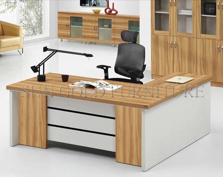 China Manufacturer Dark Brown Executive Office Desk (SZ-OD721)