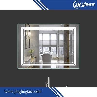 2019 New Design Touch Sensor Bathroom LED Mirror with Aluminium Frame