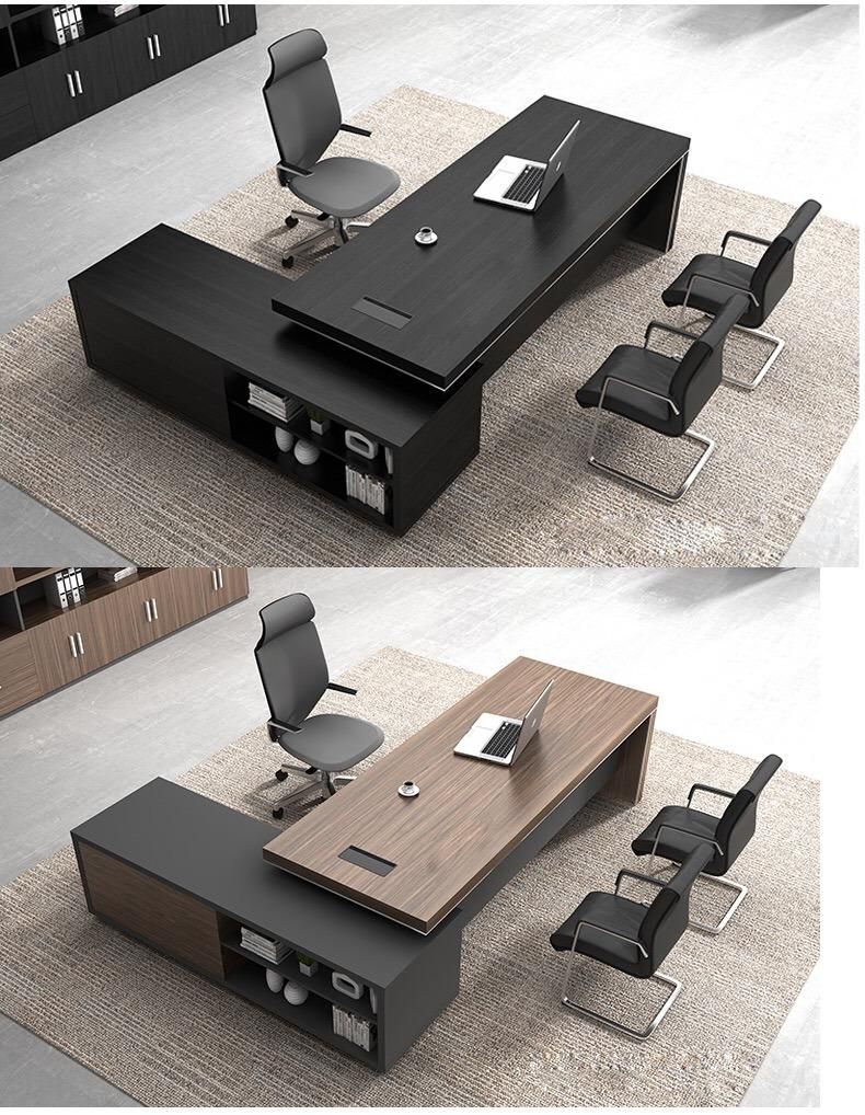 Modern High Quality Wooden Luxury Bureau Office Table Executive Desk