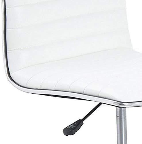 Mesh Office Desk Chair Middle Back, Modern 360° Swivel Executive Computer Chair Height Adjustable Fixed Armrests