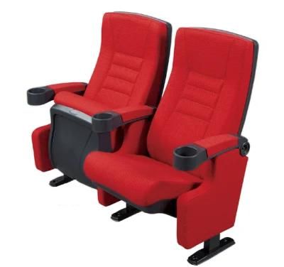 Push PU Back Arm Public Auditorium Church Office Cinema Theater Chair