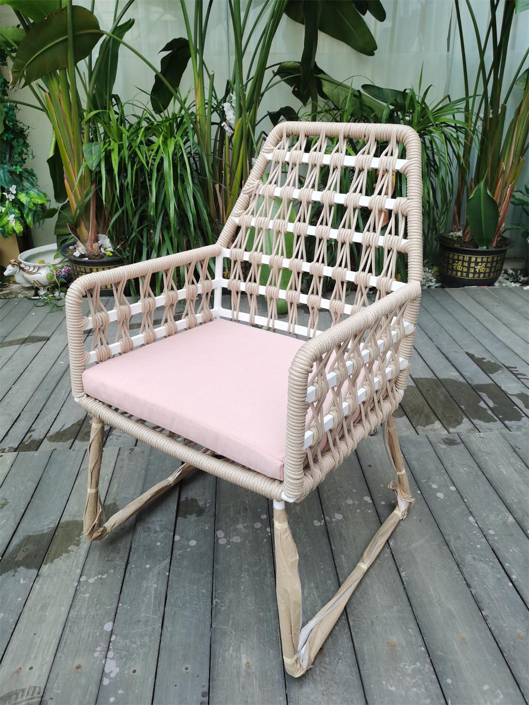 China Factory Garden Modern Style Rattan Outdoor Patio Outdoor Rattan Aluminum Furniture Chair