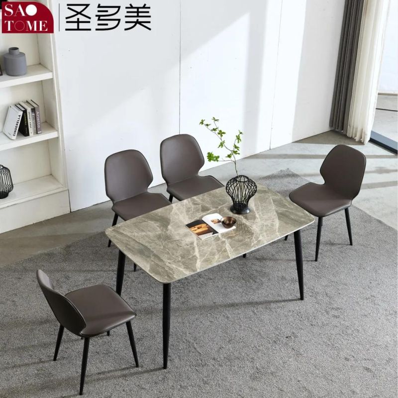 Modern Simple and Popular Living Room Dining Room Furniture Net Red Dining Table