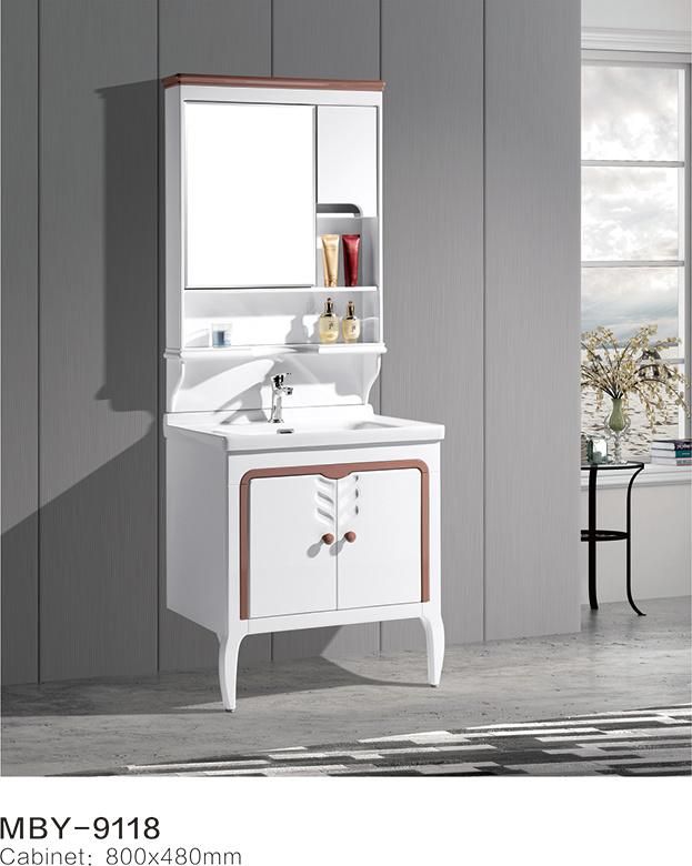 15mm PVC Bathroom Cabinet with Floor Model