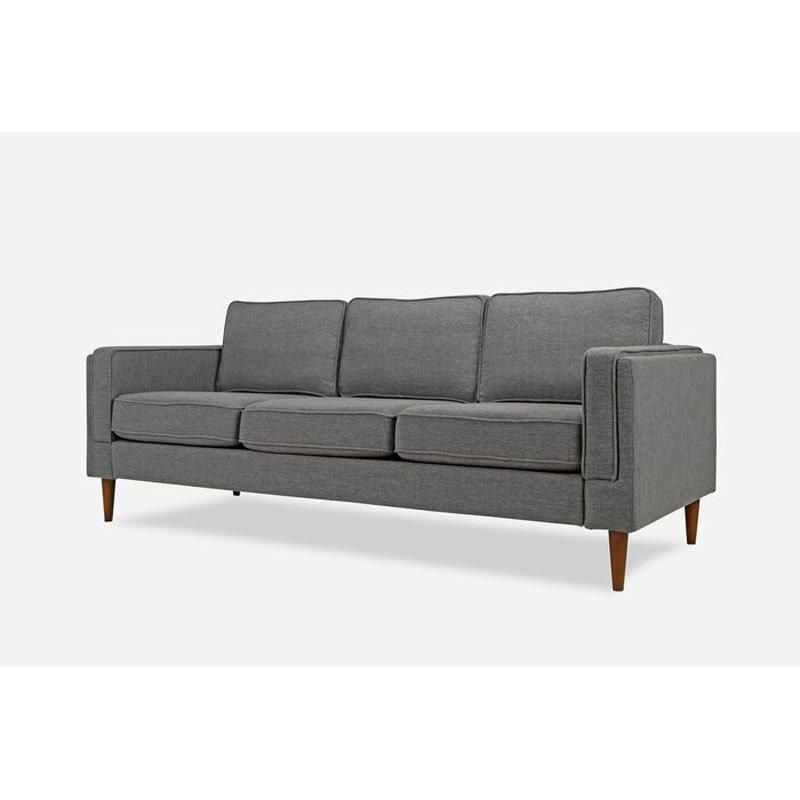 Simple Sofa Living Room Apartment Three-Seat Sofa Modern Fabric Sofa