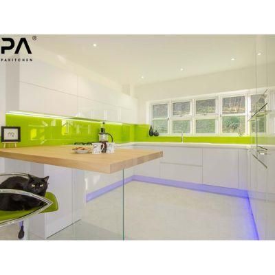 PA Kitchen Exclusive Modern Style Easy to Clean White Lacquer Modular Philippines Kitchen Cabinets