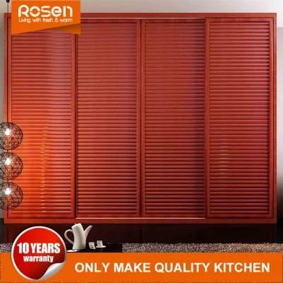 Red Melamine Sliding Door Wardrobe Hot Sale From China