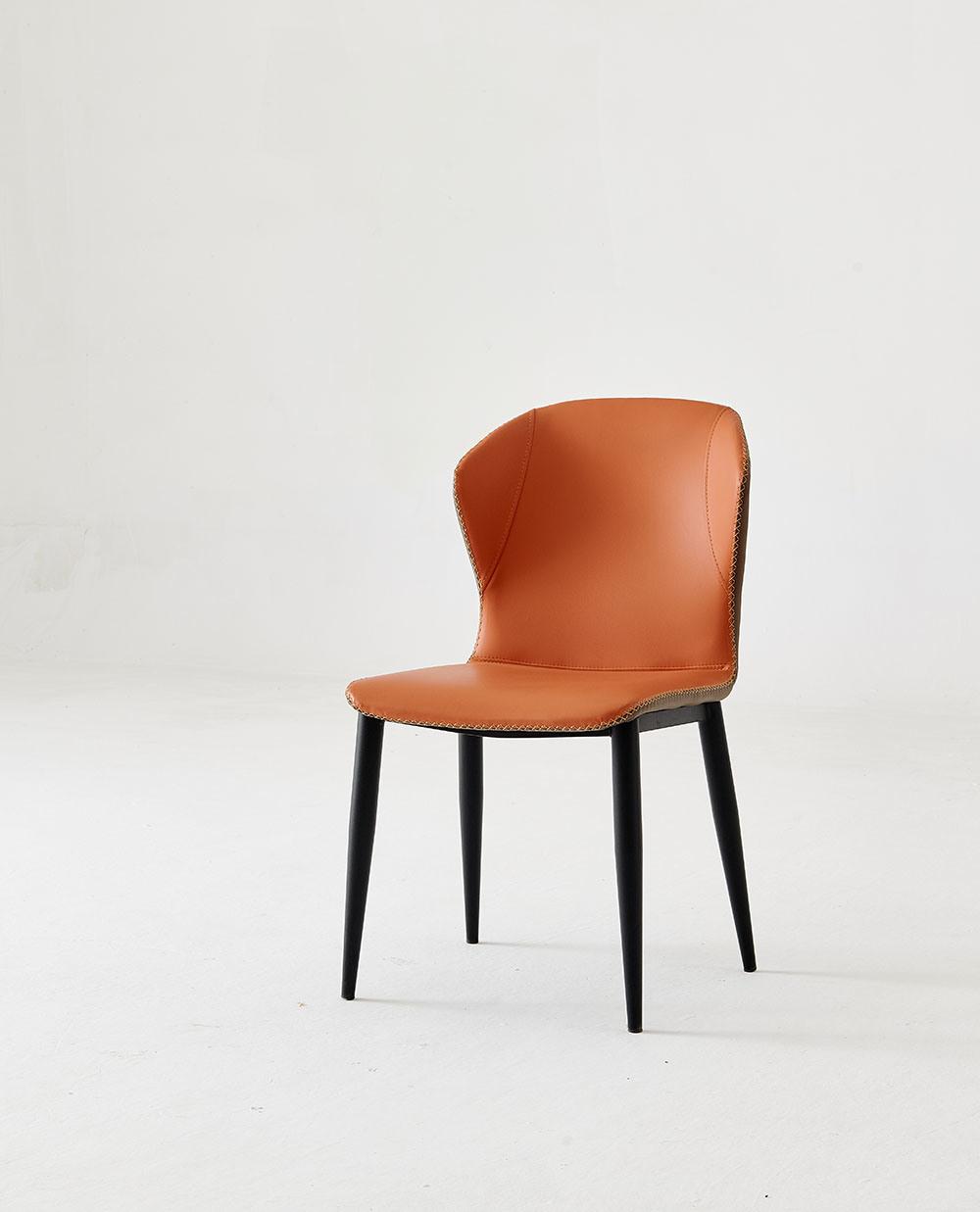 Home Office Hotel Restaurant Furniture Orange Dining Chair