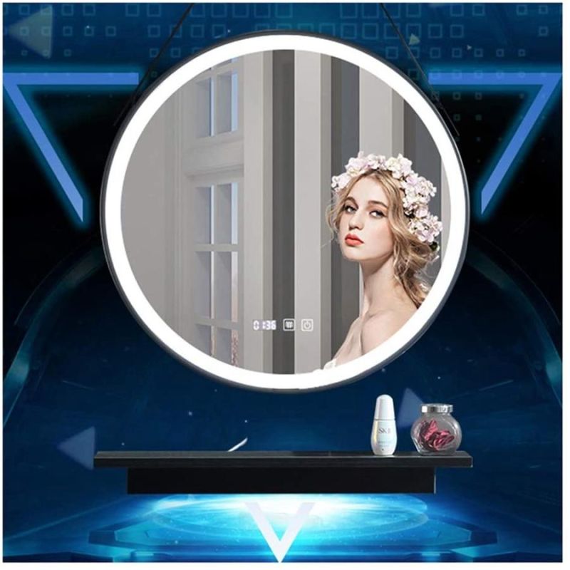 Home Decorative Bathroom LED Mirror Vertically or Horizontally Wall Mounted Mirror with Dimmer & Bluetooth