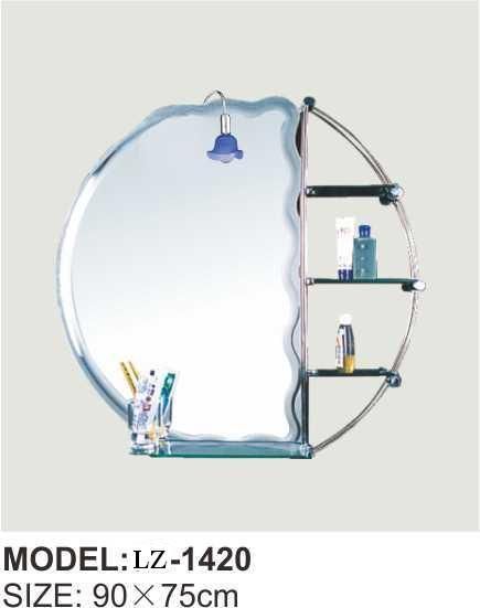 Smart Vanity Mirror with Glass Shelf Bathroom Mirror Furniture