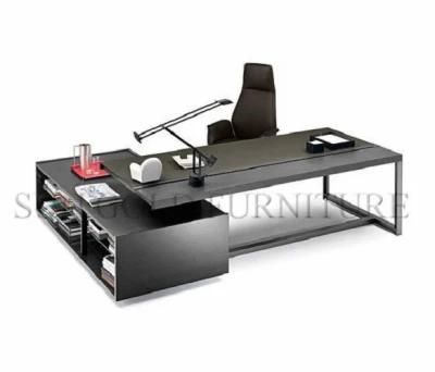 Modern Office Table Desk Metal Structure Wooden Computer Table (SZ-ODT705)