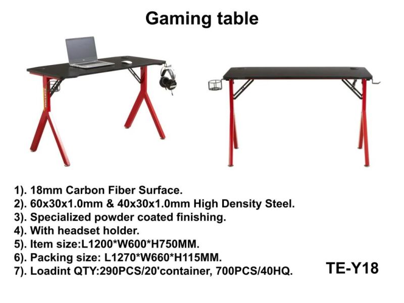 Gaming Desk Office Computer Table Modern Home Furniture