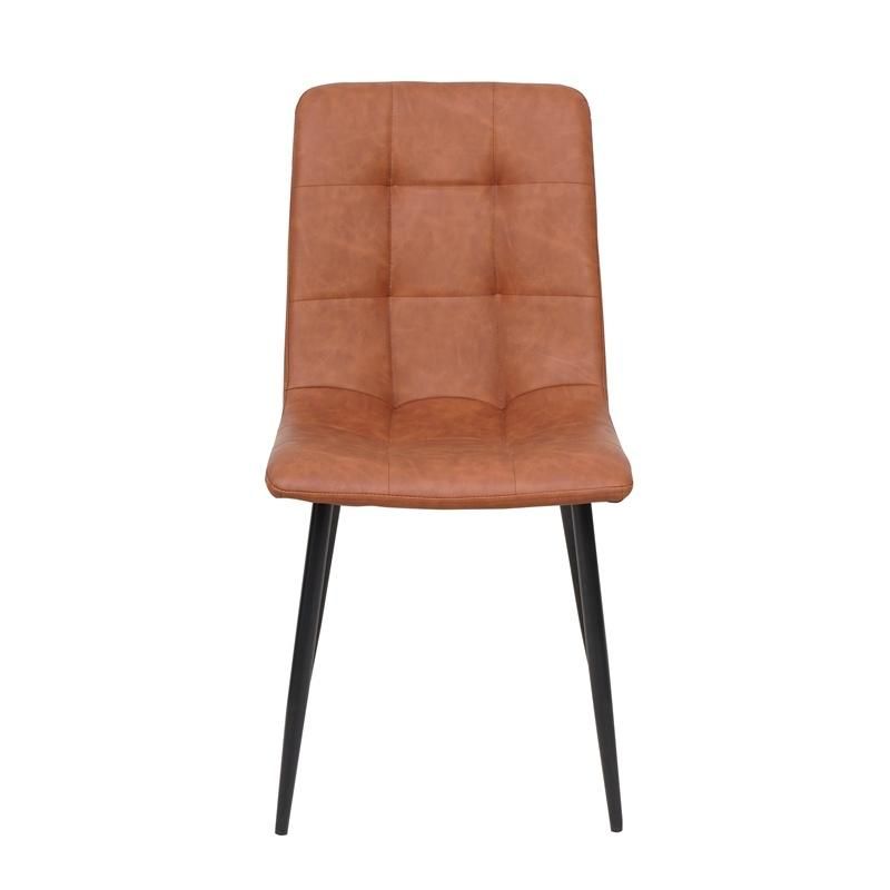 Cheap Optional Color PU Leather Dining Room Cafe Restaurant Dining Chair