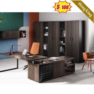 Wholesale Luxury Modern Panel Wooden Furniture Book File Cabinets L Shape Computer Executive Boss Desk Office Table