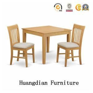 Modern Hotel Room Dining Furniture Restaurant Wooden Table and Chair Set (HD410)