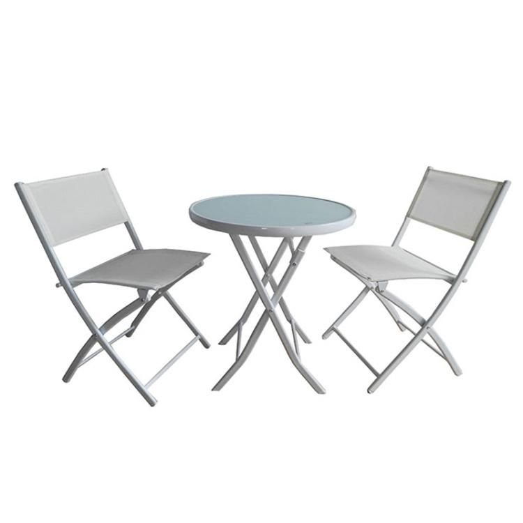 Modern Design Portable Folding Table and Chairs Set for Patio Garden Furniture Set