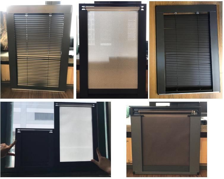 Built-in Blinds with Manual Magnet Control System