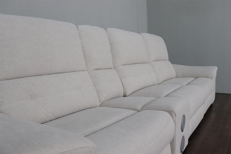 Furniture Factory Provided Living Room Sofas Fabric White Leather Sofa Bed Royal Modern Living Room Functional Sofas